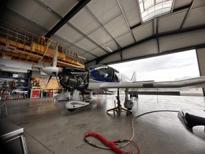 DR401 Robin 155 Cdi à la Maintenance dans nos ateliers de Roanne LFLO